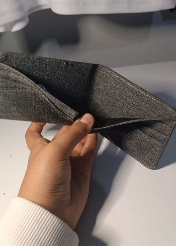 Gri Baskılı Erkek Cüzdan - Görsel 4