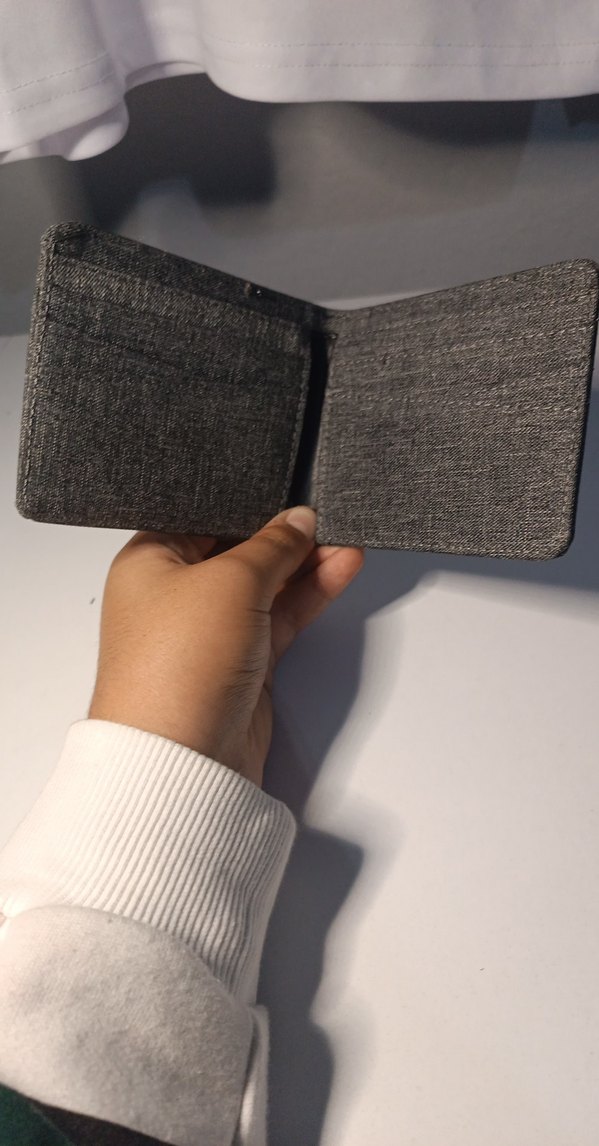 Gri Baskılı Erkek Cüzdan - Görsel 3