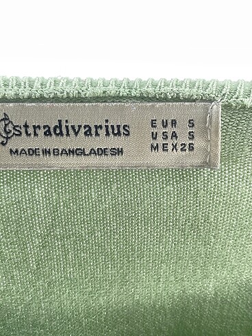s Beden yeşil Renk Stradivarius Bluz %70 İndirimli.