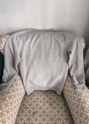 Diğer 76 No=Gri Renk Baskılı Kadın Sweatshirt, Kalındır. M Bedendir.