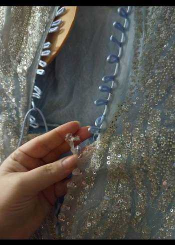 42 Beden mavi Renk Çalıkuşu model Nişanlık