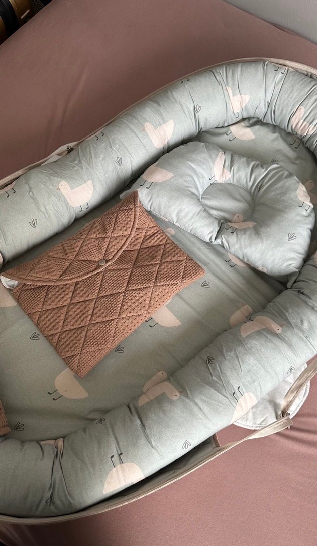 Kumori Marka %100 Pamuk Baby Nest - Görsel 4