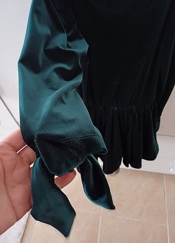 4 Yaş Beden Kadife elbise