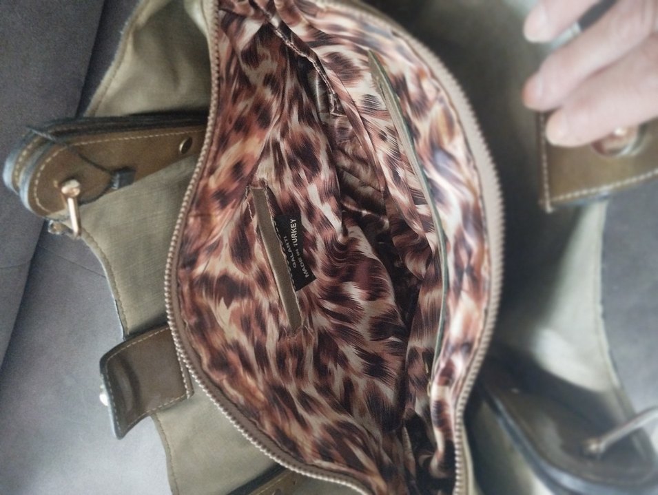 Kahverengi Deri Kadın Çanta - Görsel 4