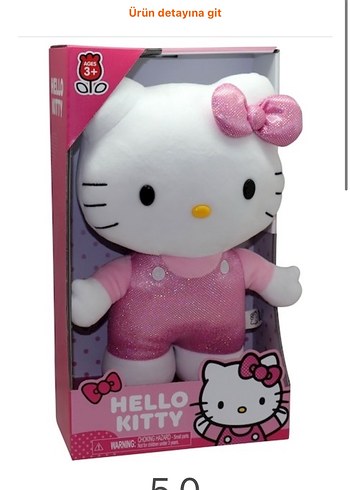 Fisher Price Pembe Hello Kitty Peluş Oyuncak