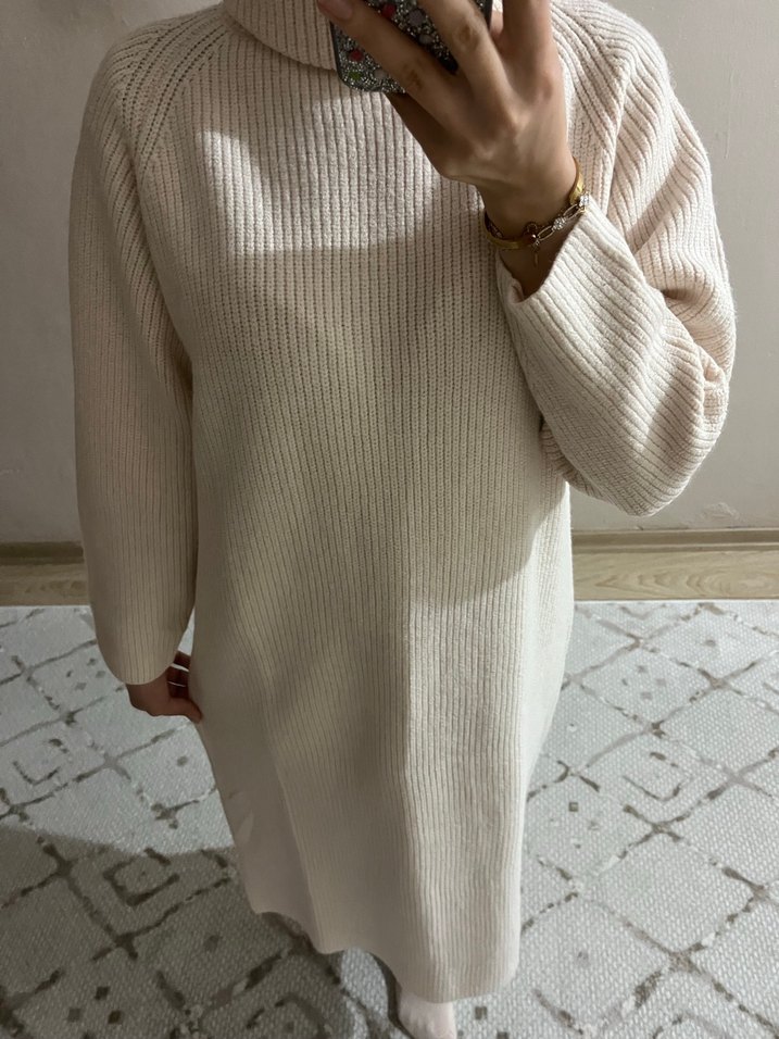 Zara trıko elbise - Görsel 3