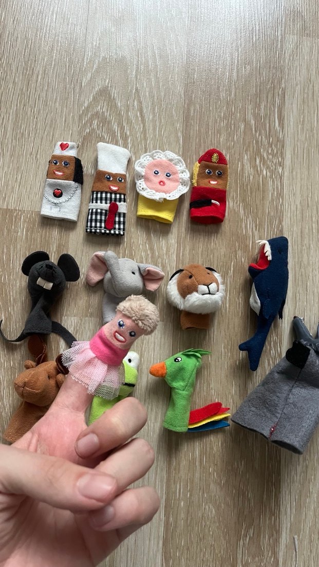 Çeşitli Parmak Kuklaları Seti - Görsel 3