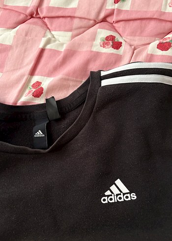 Adidas Siyah  Sweatshirt Uzun Kollu - Görsel 4