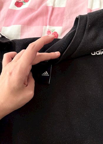 Adidas Siyah  Sweatshirt Uzun Kollu - Görsel 3