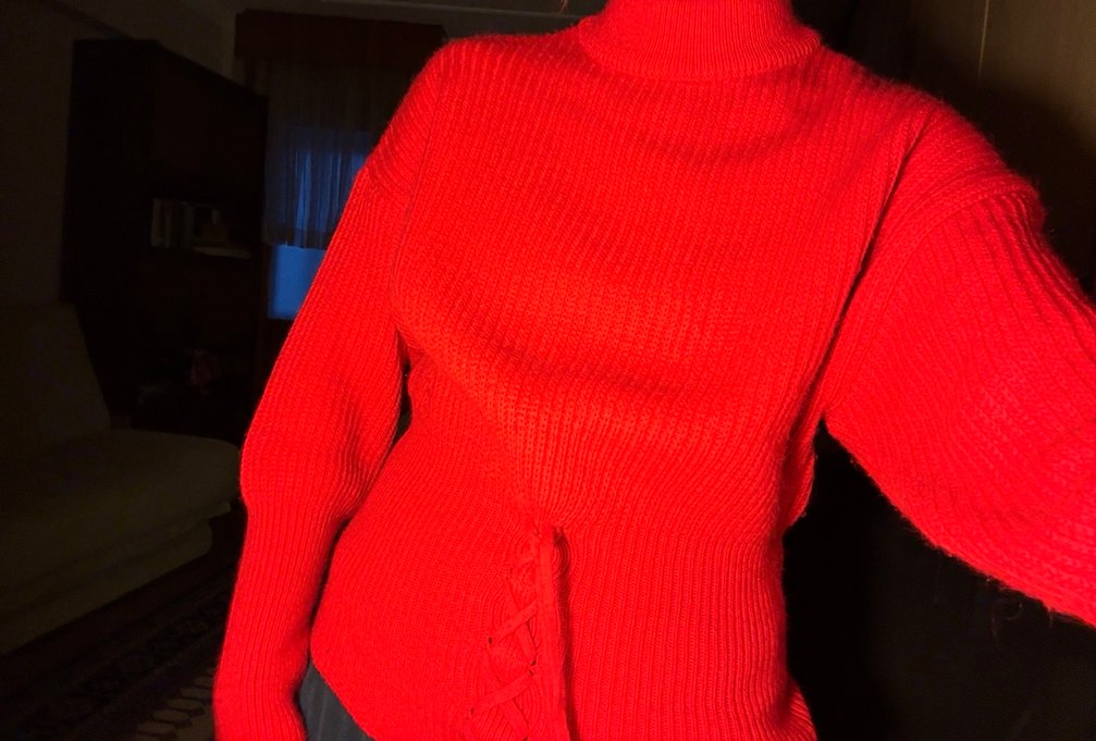 Kırmızı Koton Kazak - Görsel 2