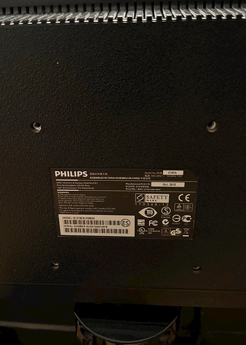 PHILIPS Siyah Monitör - Görsel 3