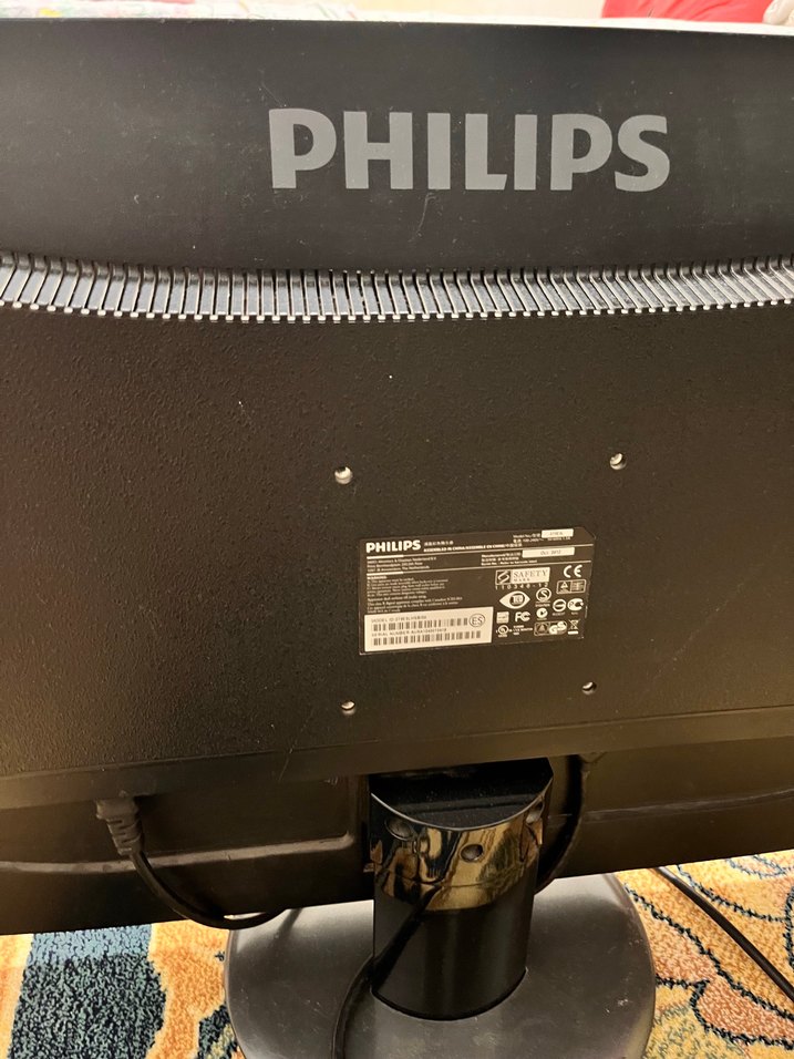 PHILIPS Siyah Monitör - Görsel 2