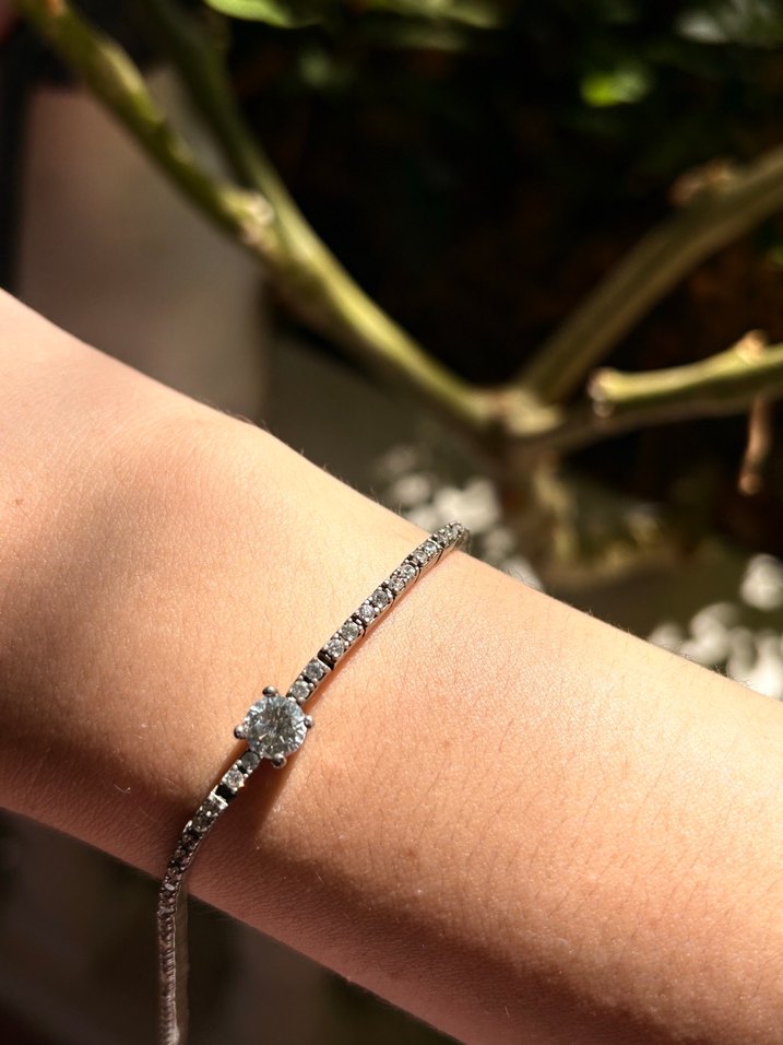 So Chic Model Su Yolu Gümüş Bileklik - Görsel 2