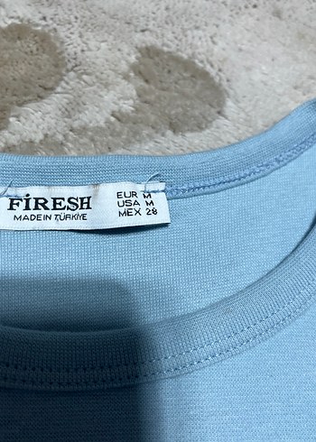 Mavi Baskılı Kısa Kollu Kadın bluz - Görsel 3