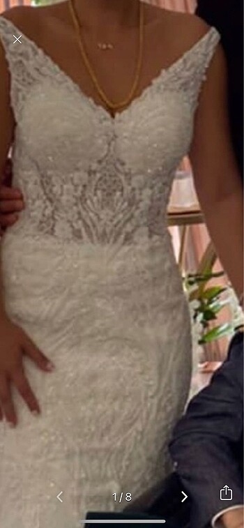 s Beden beyaz Renk Balık model gelınlık