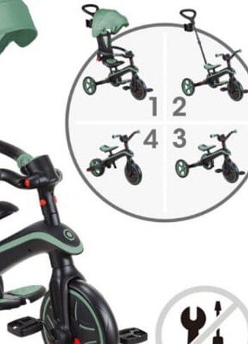 9- 36 kg Beden Globber Explorer 4in1 Katlanabilir Bisiklet
