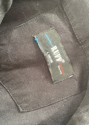 Düğmeli Siyah erkk gömlek - Görsel 2