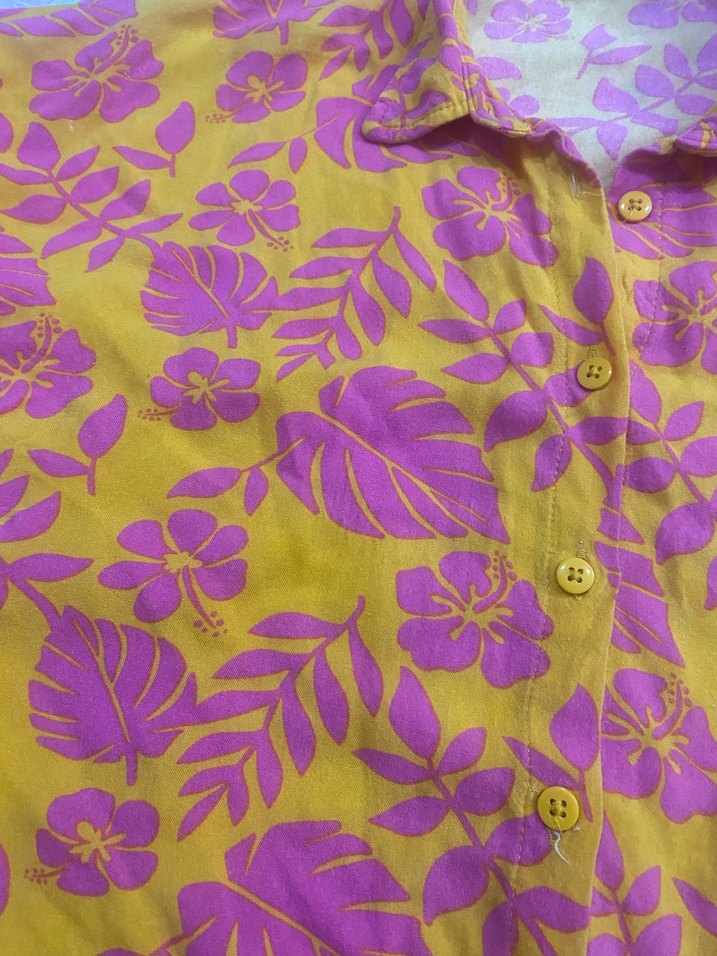 Turuncu desenli penye çocuk gömlek, indirimli 90 - Görsel 3