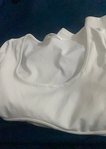 Beyaz uzun kollu Crop - Görsel 5