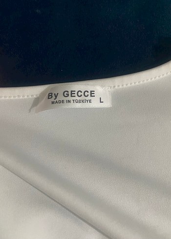 Beyaz uzun kollu Crop - Görsel 4