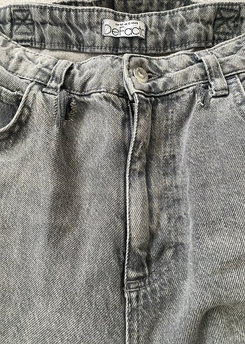 Gri Salaş Kadın Denim Pantolon - Görsel 7