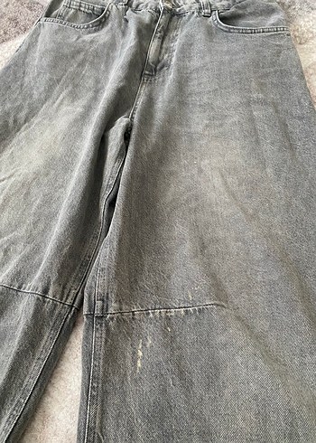 Gri Salaş Kadın Denim Pantolon - Görsel 11