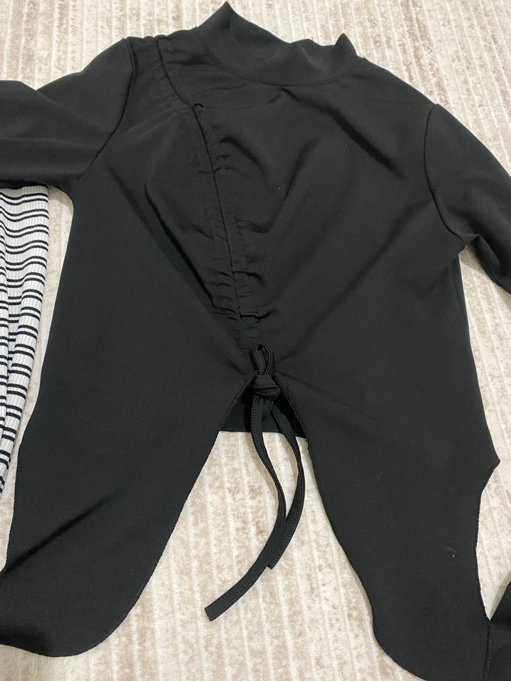 3 tane crop kadın üst - Görsel 5