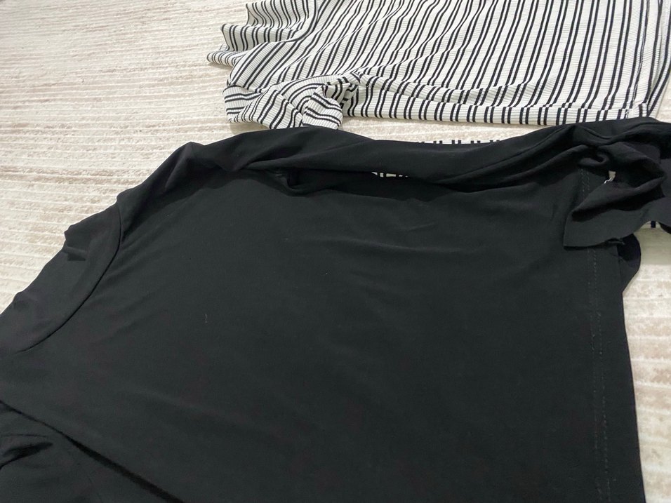 3 tane crop kadın üst - Görsel 4