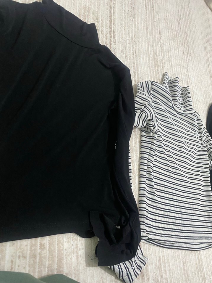 3 tane crop kadın üst - Görsel 2