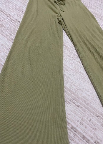 Düğmeli Rahat Kesim yumuşak kadın pijama - Görsel 5