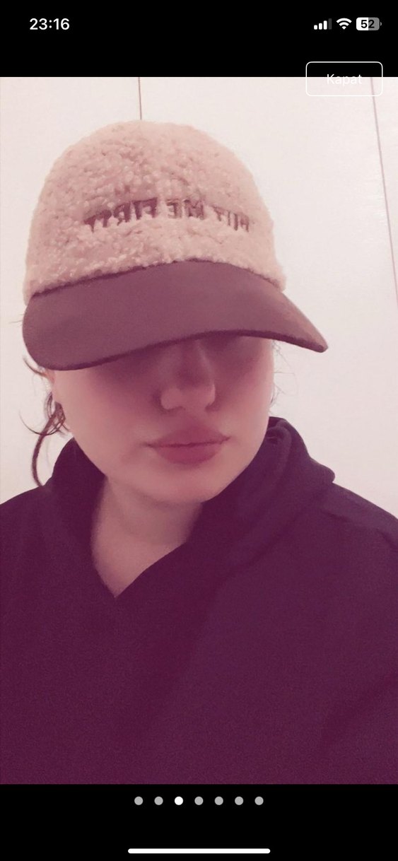 Bej Yumuşak Dolgulu Kadın Şapka - Görsel 2