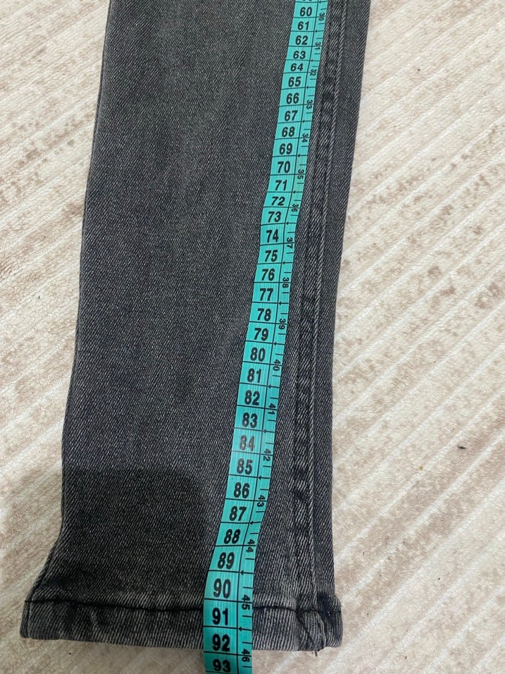 Gri Normal Boy erkek  Kot Pantolon - Görsel 5