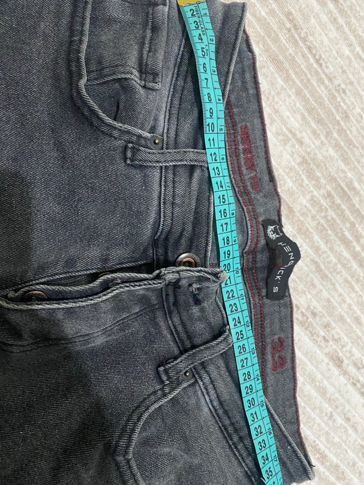 Gri Normal Boy erkek  Kot Pantolon - Görsel 4