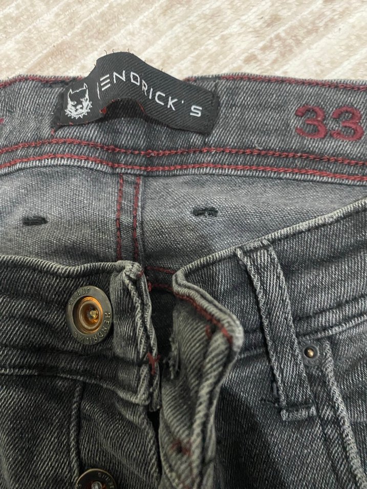 Gri Normal Boy erkek  Kot Pantolon - Görsel 2