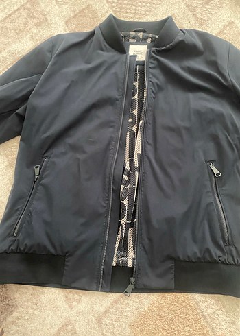 Fermuarlı Lacivert Erkek Spor Ceket - Görsel 5