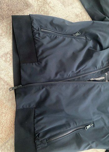 Fermuarlı Lacivert Erkek Spor Ceket - Görsel 3