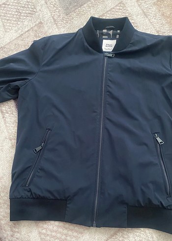 Fermuarlı Lacivert Erkek Spor Ceket - Görsel 2