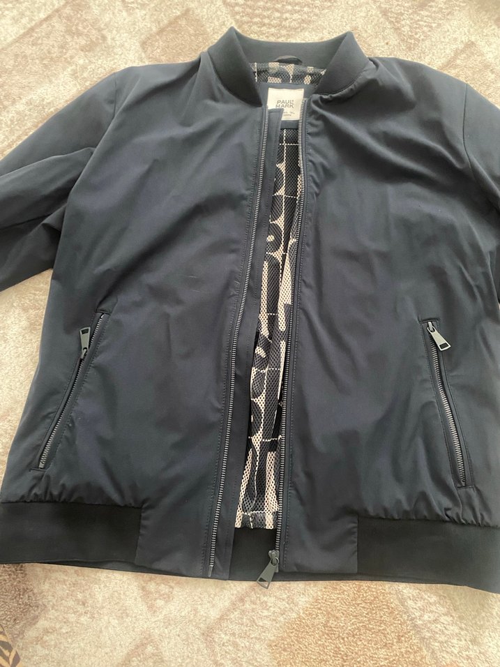 Fermuarlı Lacivert Erkek Spor Ceket - Görsel 5