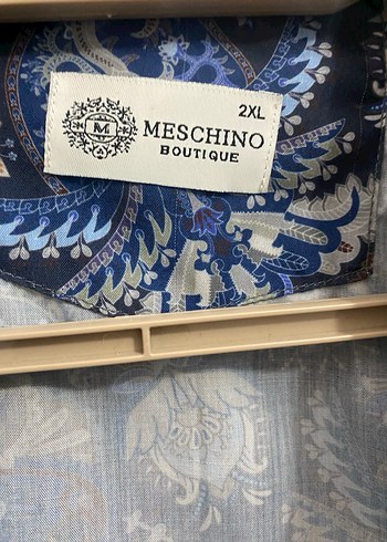 Desenli Mavi az kullanılmış iki erkek gömlek - Görsel 6