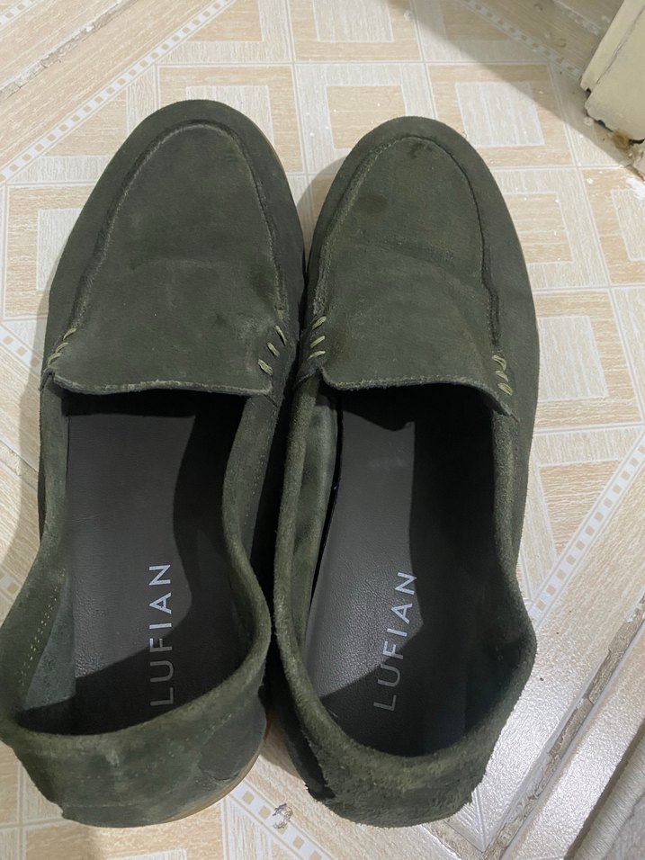 Koyu Haki Süet Loafer 44 numara — görsel 11/14