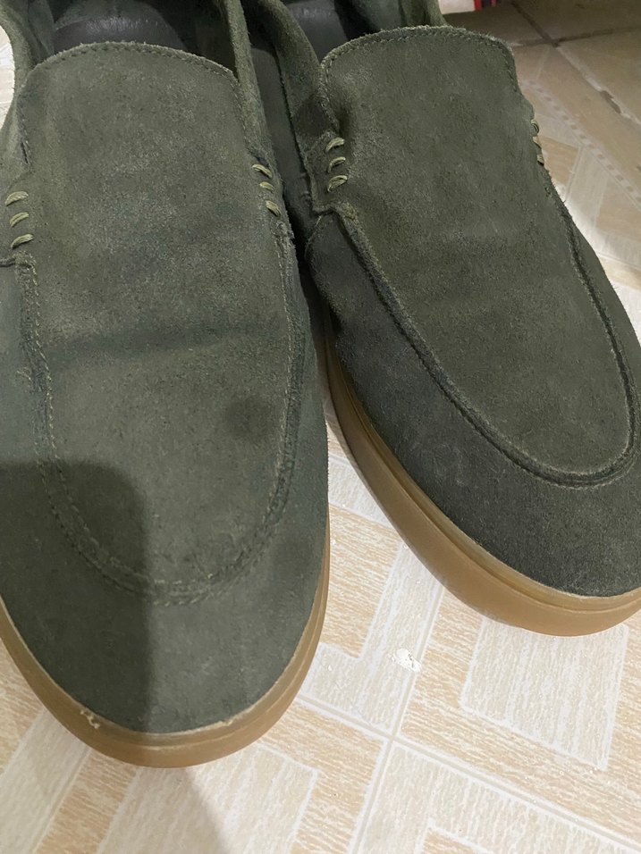 Koyu Haki Süet Loafer 44 numara — görsel 6/14