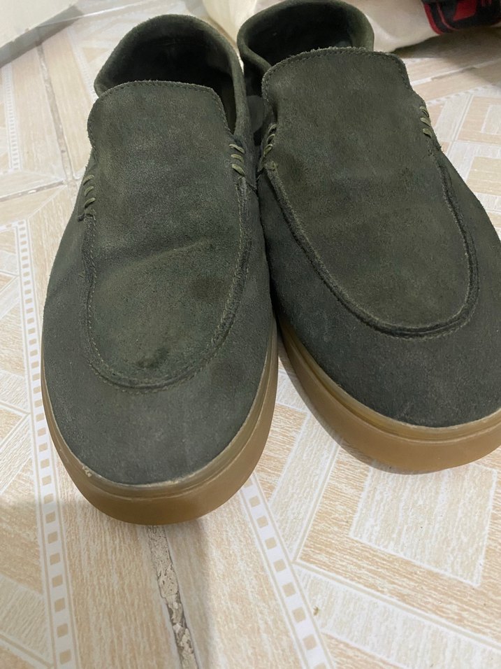 Koyu Haki Süet Loafer 44 numara — görsel 12/14