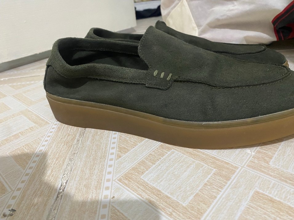 Koyu Haki Süet Loafer 44 numara — görsel 5/14