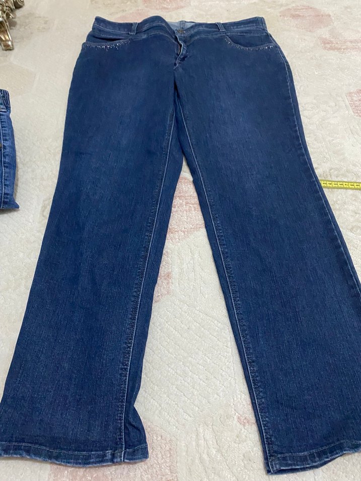 Koyu Mavi Denim kadın jean — görsel 2/12