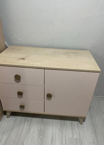 Bej Renkli Çocuk Gardırop Kapakları - Görsel 5