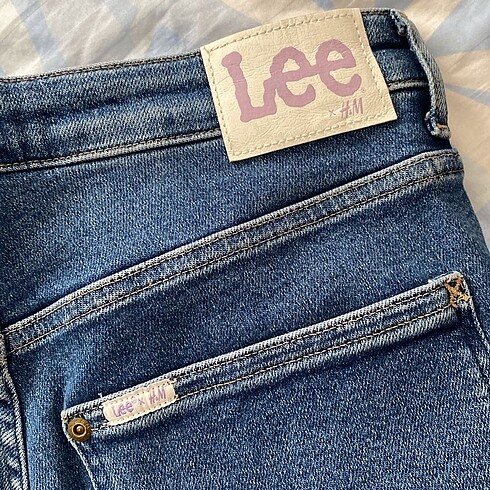xl Beden mavi Renk Lee x H&M jean