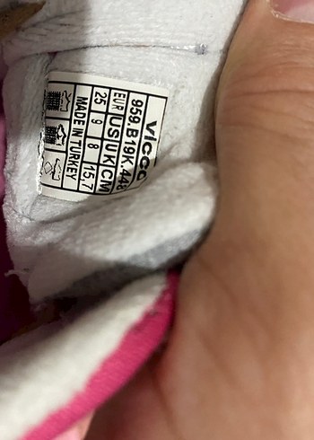 Kız çocuk  kreş ayakkabısı 25 numara - Görsel 3