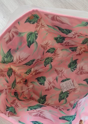  Beden beyaz Renk Victoria's Secret Beyaz Baskılı Bohem Kadın Çantası