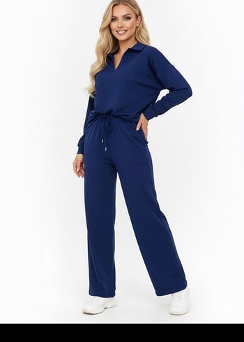 Oysho Takım V Yaka Rahat Kesim Kadın Eşofman - Görsel 2