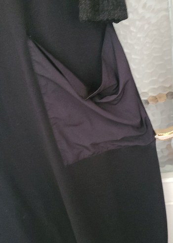 38 Beden Siyah Uzun Kollu Salaş Tunik